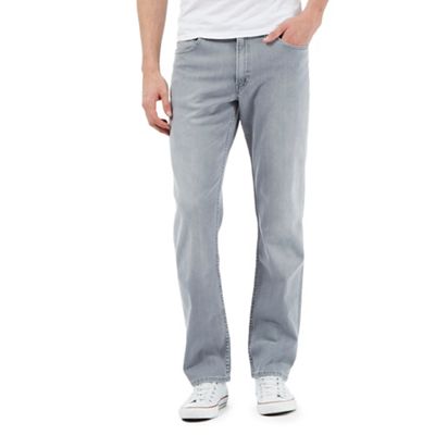 Lee Big and tall grey 'brooklyn' jeans